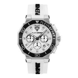 Plein Sport Titan Chronograph Watch White Mens